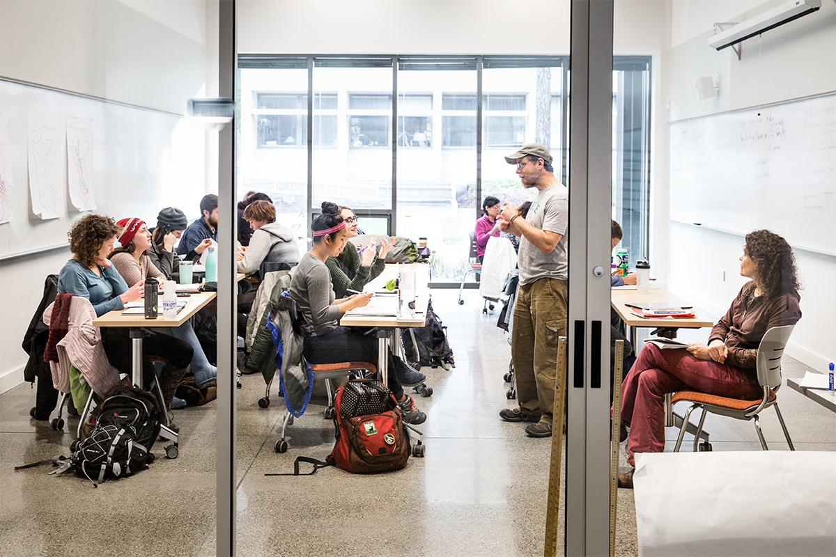 Classroom of students
