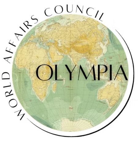 Olympia World Affairs Council and an image of the globe