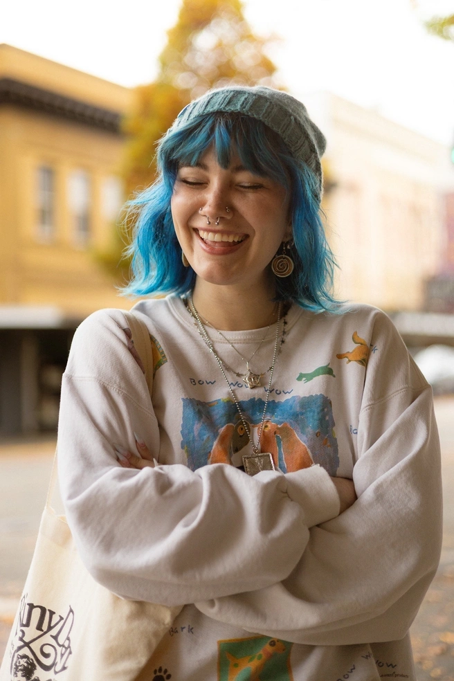 Tristyn smiling