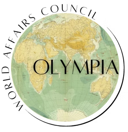 Olympia World Affairs Council and an image of the globe