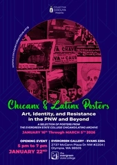Chicanx/Latinx Posters, Evergreen Gallery