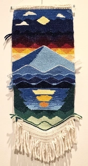 A weaving titled Tahoma by Finn Christensen